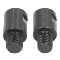 Drill Thread Adapter, Stable Connection M14 to 5/8 Inch Standard Design Head Shaft Adapter, Alloy Steel, 2 Pieces, Wide Application for Saw