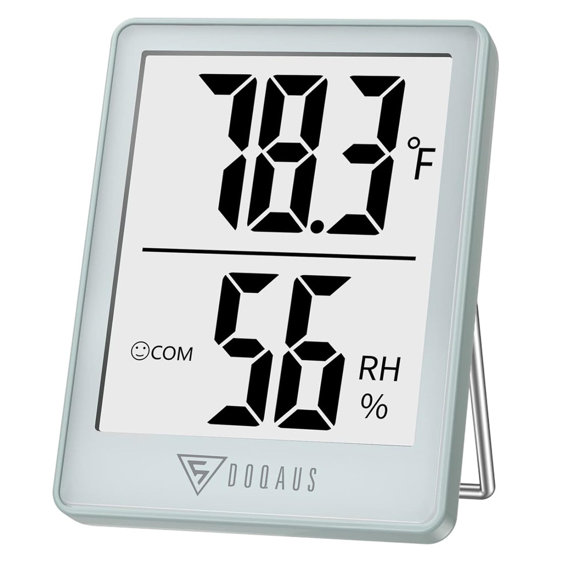 DOQAUS Digital Hygrometer Indoor Thermometer Humidity Gauge Room Thermometer with 5s Fast Refresh Accurate Temperature Humidity Monitor, Light Blue
