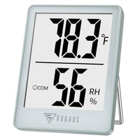 DOQAUS Digital Hygrometer Indoor Thermometer Humidity Gauge Room Thermometer with 5s Fast Refresh Accurate Temperature Humidity Monitor, Light Blue