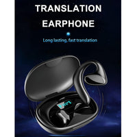 knitting machine M8 Language Translator Earbuds, 144 Languages Ergonomic Design USB Power Supply Smart Translator Device, Portable Translator Earbuds