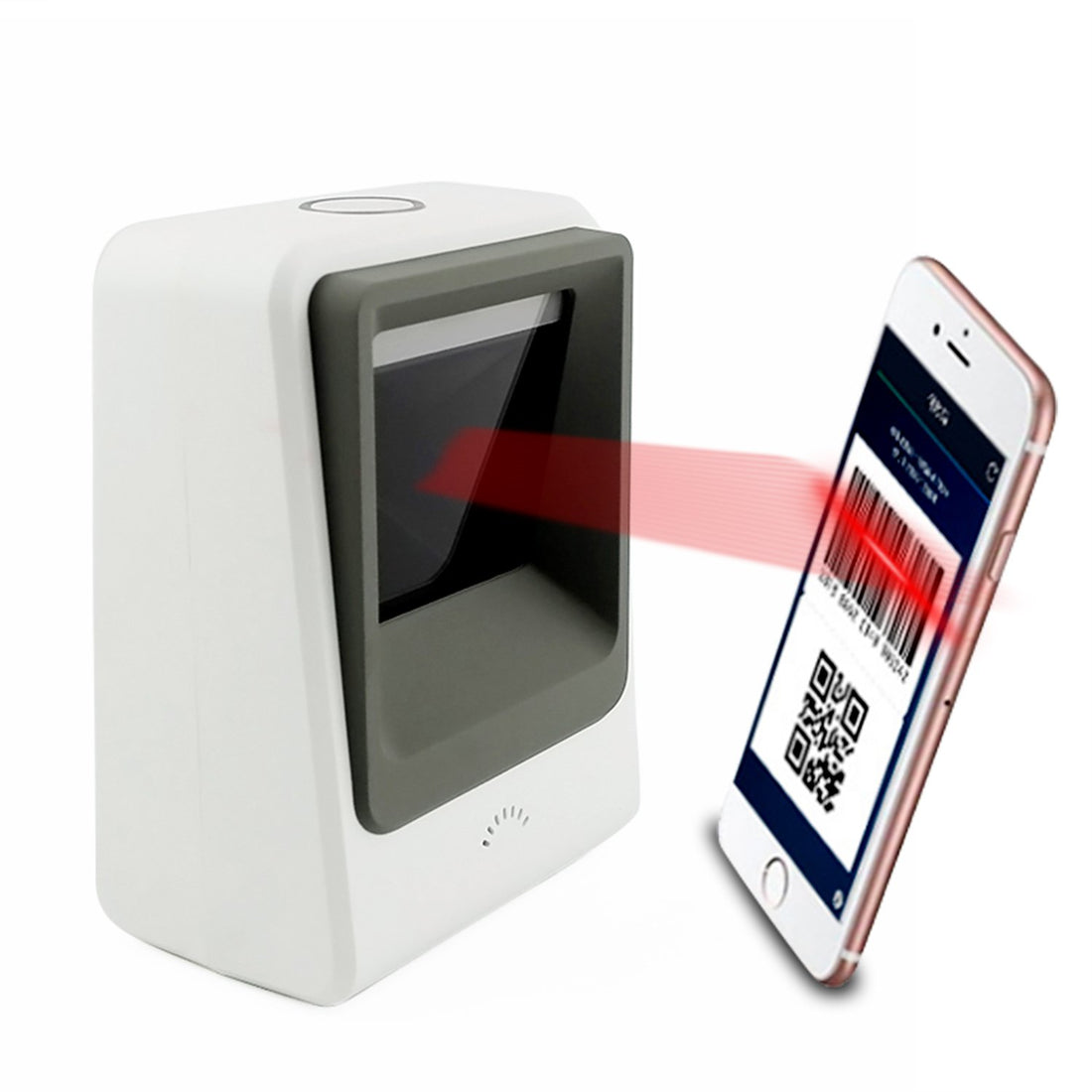 2D Barcode Scanner,Symcode Omnidirectional Hands-Free USB Reader for Mobile Payment Computer Screen Scan