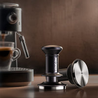 Imoncom 51.5mm Espresso Tamper, Unique Dual Calibrated Spring Loaded Coffee Tamper with Premium Aluminum Handle Stainless Steel Ripple Base for Barista Home Coffee Espresso Accessories