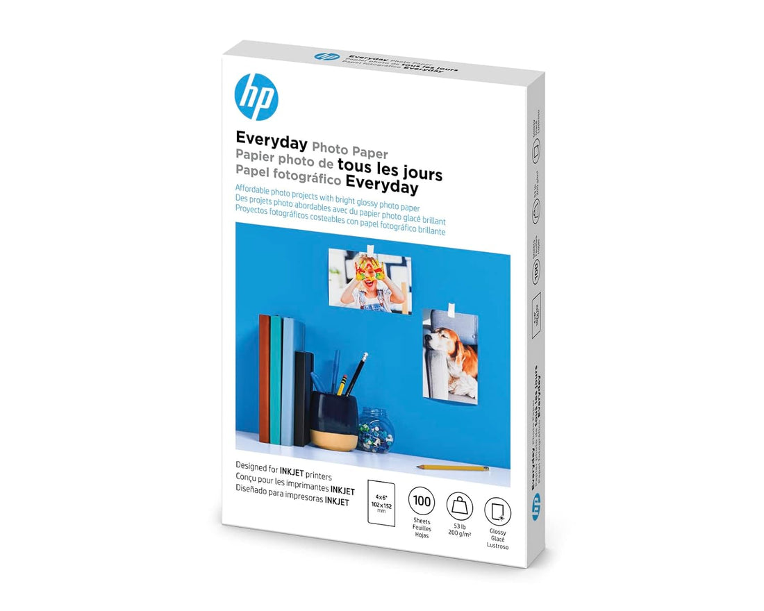HP Everyday Photo Paper Glossy (4x6 100 sht)"
