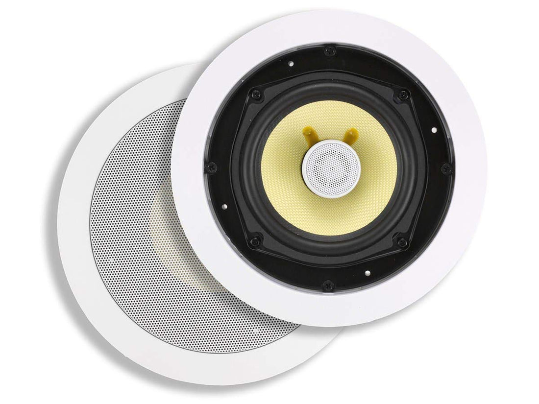 Monoprice Caliber in Ceiling Speakers 5.25 Inch Fiber 2-Way (Pair) - 104102