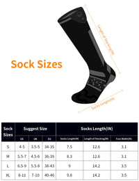 Electric Heated Socks with 7.4V 3000mAh Battery for Men Women, Rechargeable Heating Socks with APP Control (M, Heated Shoes)