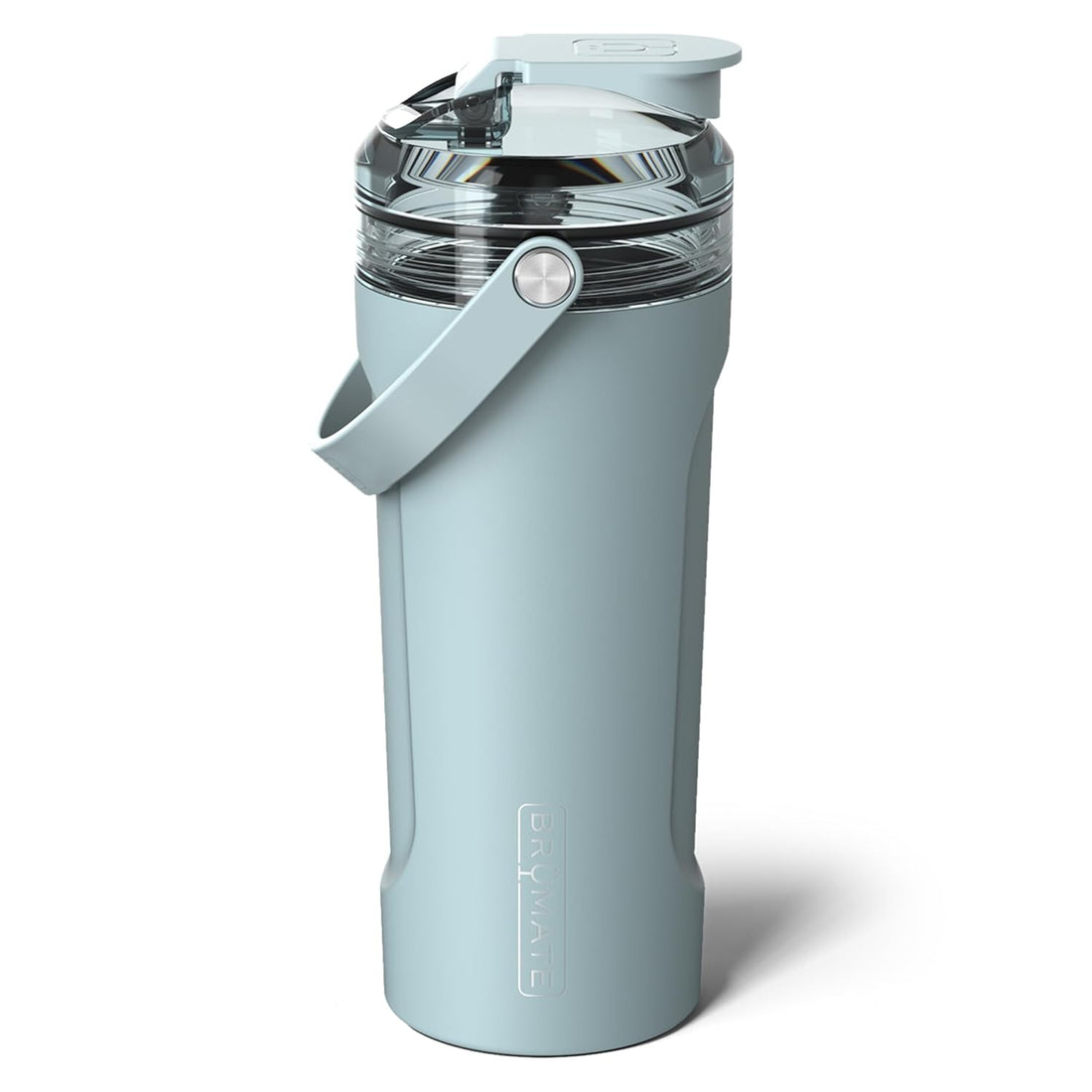 BrüMate MultiShaker Blender Shaker Bottle | 100% Leakproof Insulated Stainless Steel Shaker Bottle | Protein Shaker Bottle, and Pre Workout Bottle for the Gym | 26oz (Mist)