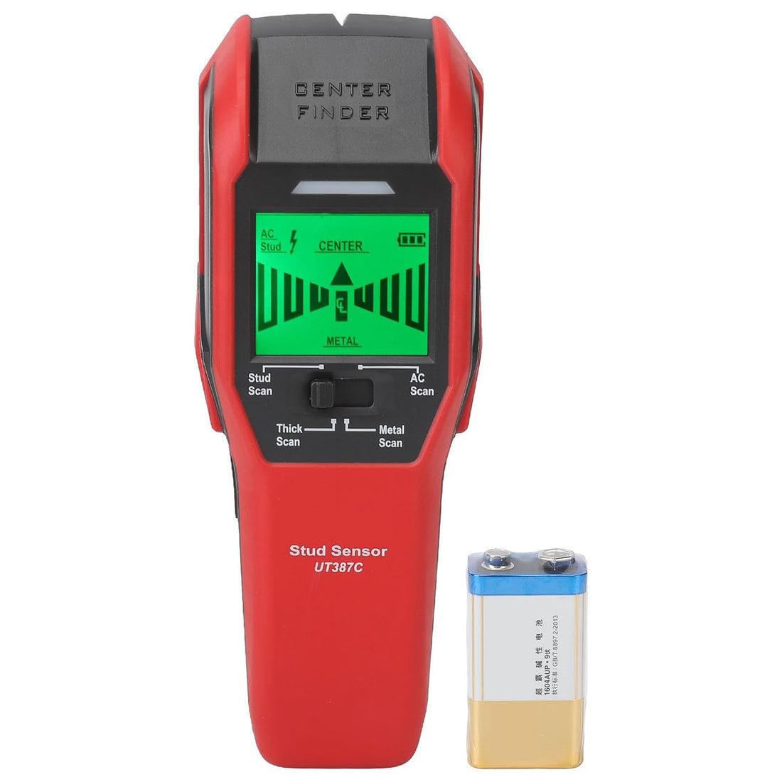 Stud Sensor Metal Scanner Detector for Concrete Wood UT387C with Beep Alarm