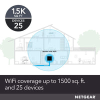 NETGEAR AC1600 (16x4) WiFi Cable Modem Router Combo, DOCSIS 3.0. Certified for Xfinity Comcast, Time Warner Cable, Cox, More C6250-1AZNAS