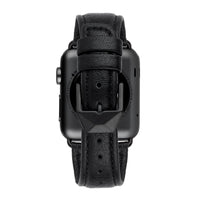 Case-Mate - Apple Watch Band - 38mm - PEBBLED LEATHER - Series 3 Apple Watch Band - Black