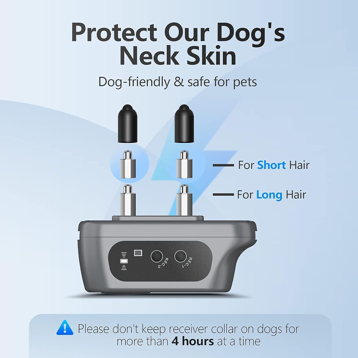 MODUS Dog Training Collar with Remote - 4 Modes Dog Shock Collar, Recording Playback, Beep, Vibration Anti Barking Device to Stop Dog Unwanted Behavior, Rechargeable Bark Collar for All Sized Dogs