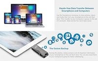 aramsen 128GB USB 3.0 Flash Drive External Storage for iPhone/iPad/Android/PC - Black
