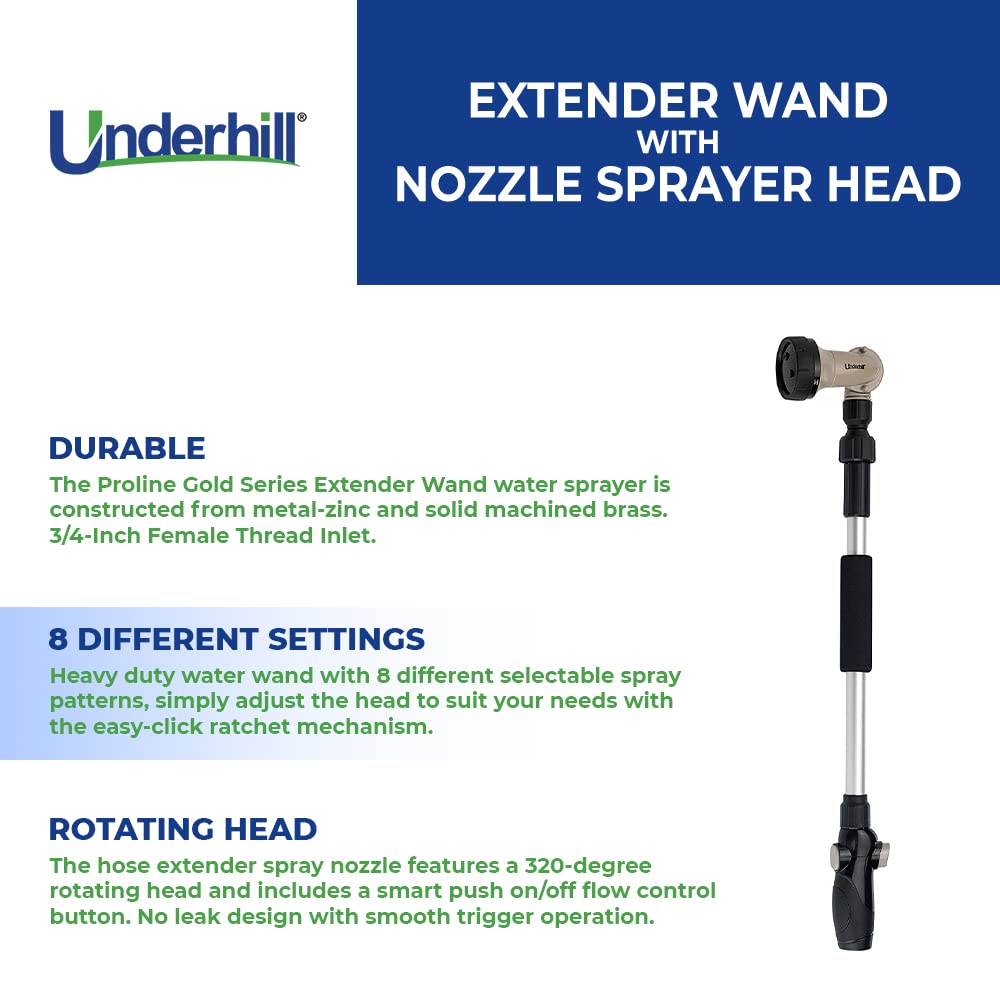 Underhill Proline Extender Water Wand Spray Nozzle