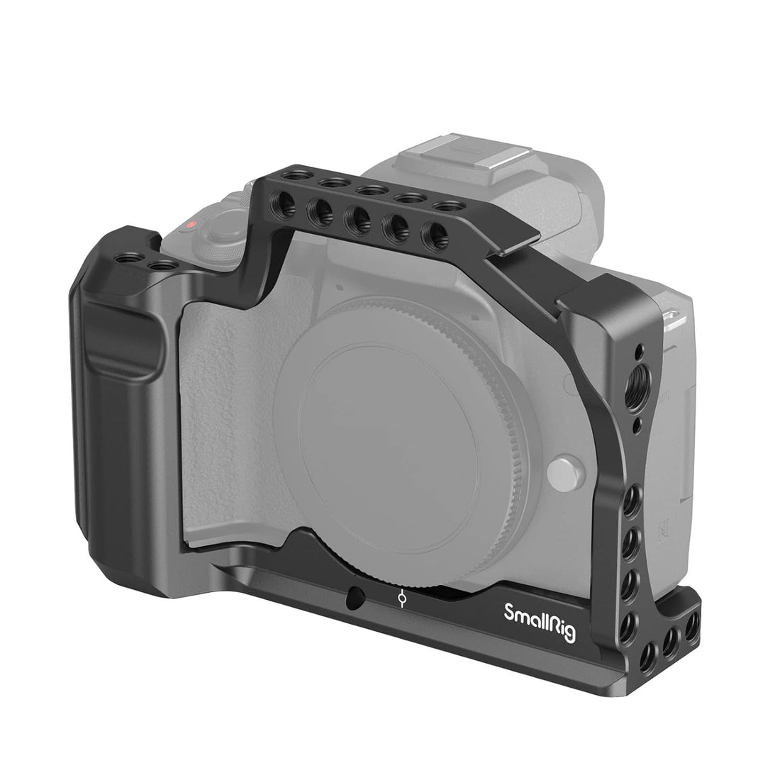 SmallRig Cage for Canon EOS M50 and M5 with Integrated Grip and Quick Release NATO Rail 2168,Black