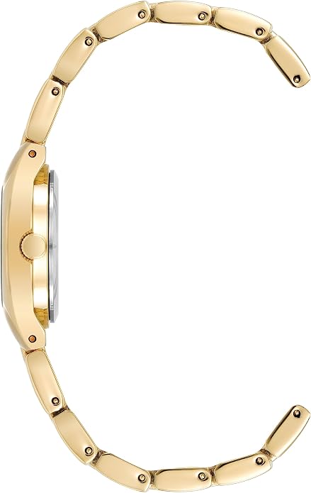 Anne Klein Women's Date Function Bracelet Watch Gold – Side View