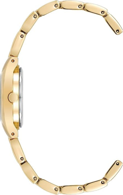 Anne Klein Women's Date Function Bracelet Watch Gold – Side View