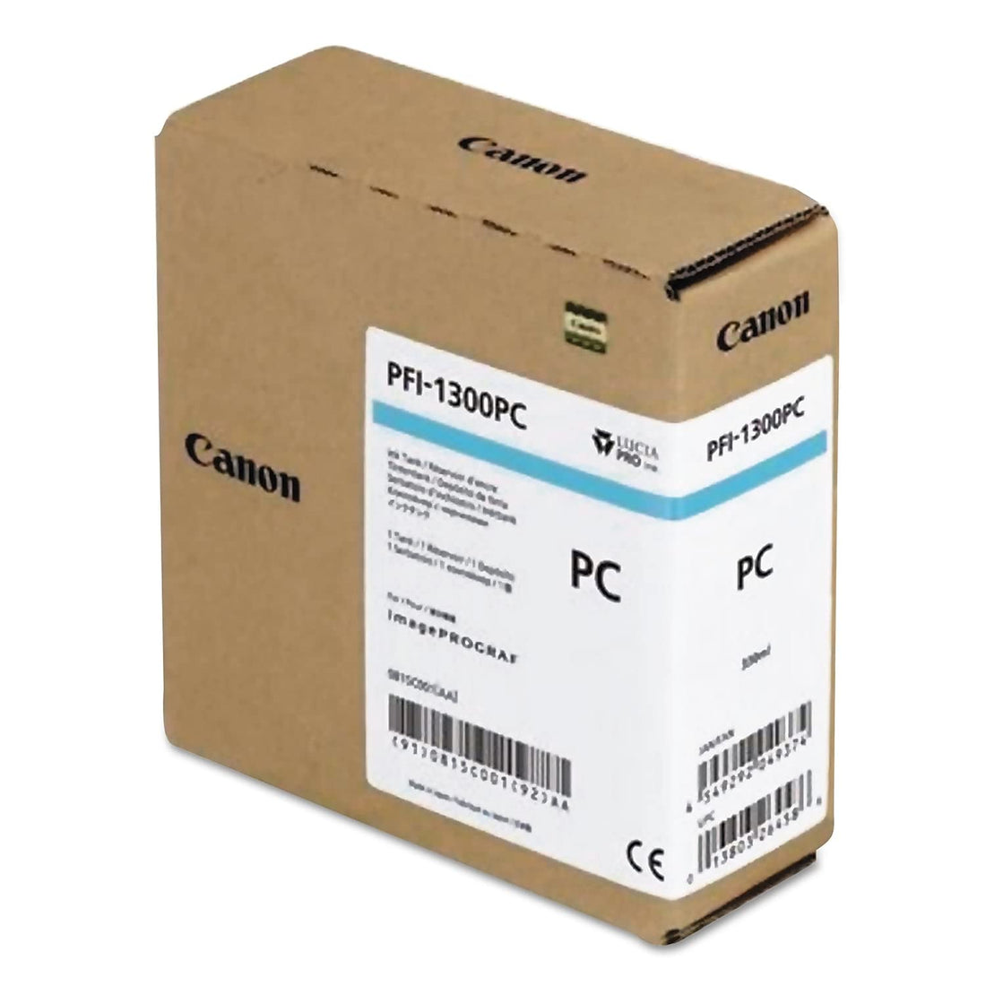 Canon 0815C001AA (PFI-1300) Ink (Photo Cyan)) in Retail Packaging