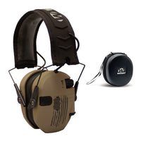 Walkers Razor Slim Electronic Shooting Hearing Protection Muff (Sound Amplification and Suppression) with Protective Case