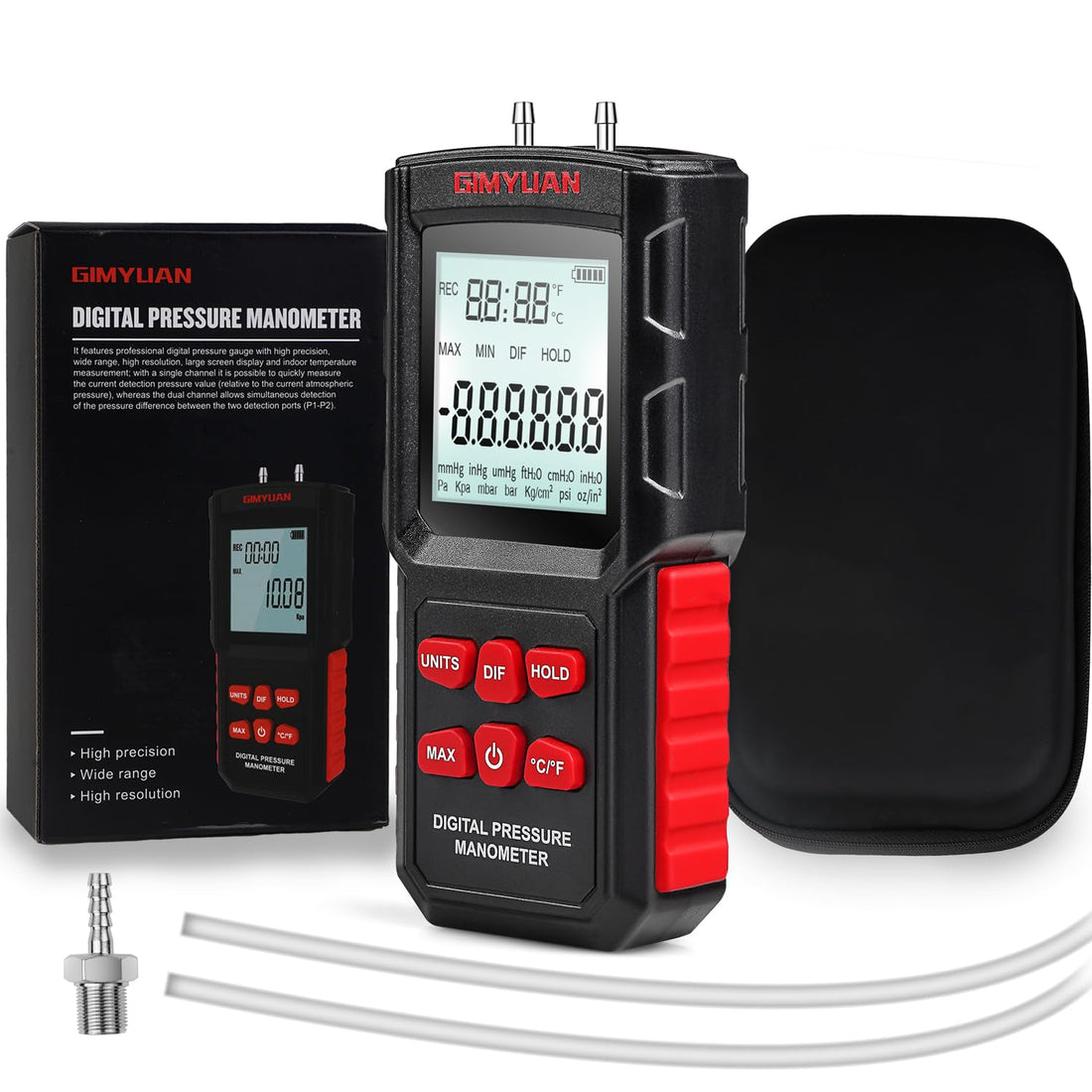 Industrial & Scientific  Test, Measure & Inspect  Airflow & Air Quality  Manometers