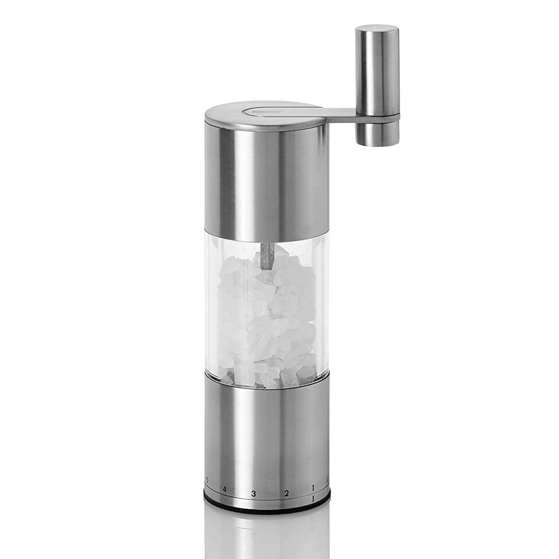 AdHoc MP57US Geared Salt & Pepper Mill, 7.5", Stainless Steel