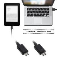 Micro Traders 2PCS USB Sync Cable Charging Cable Data Cable 1.5m Compatible with Kindle Fire HD 6/7/8/8.9 Fire HDX 7/8.9 Paperwhite Voyage E-Book Reader