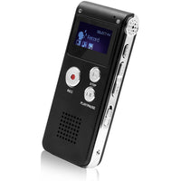 Digital Voice Recorder 8GB 650HR Mini Voice Recorder with Playback EOVAS Voice Activated Digital Audio Recorder for Lectures,Meetings,Interviews Tape Dictaphone with Microphone,MP3,A-B Repeat,USB