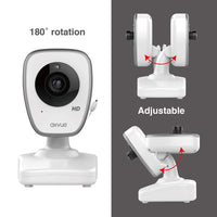 [HD] Video Baby Monitor, 720P 5" HD Display, IPS Screen, 2 HD Cams, 12-Hour Battery Life, 1000ft Range, 2-Way Communication, Secure Privacy Wireless Technology