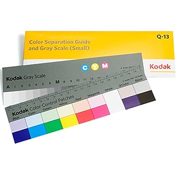 Kodak 1527654 Color Separation Guide & Grayscale Q-13 8"