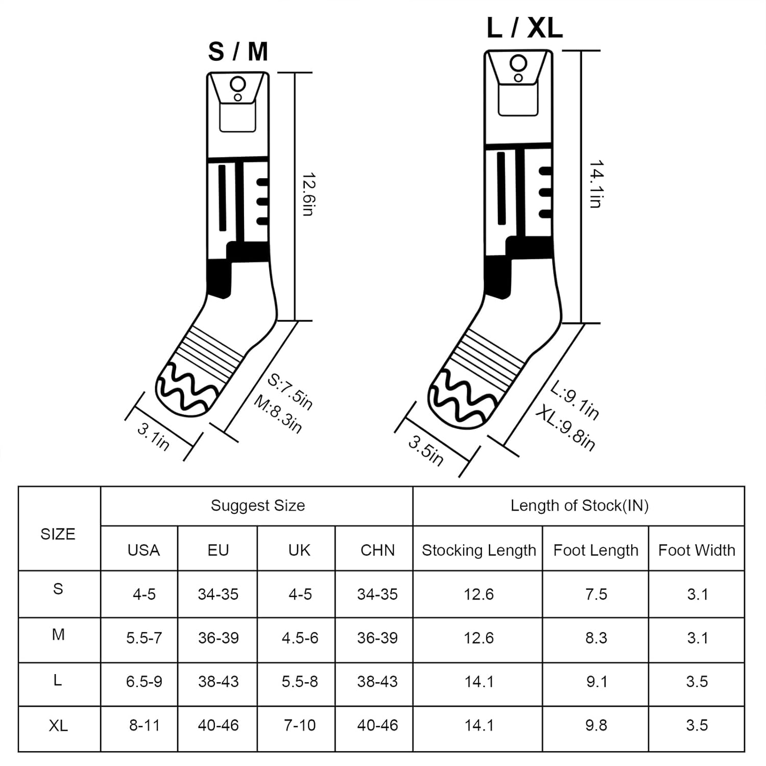 Heated Socks for Men Women,Electric Socks,Rechargeable Heated Socks for Men,Foot Warmer Socks,Washable Heating Socks for Winter Outdoor Camping,Skiing,Fishing,Biking,Hiking (Black&Gray-XL)