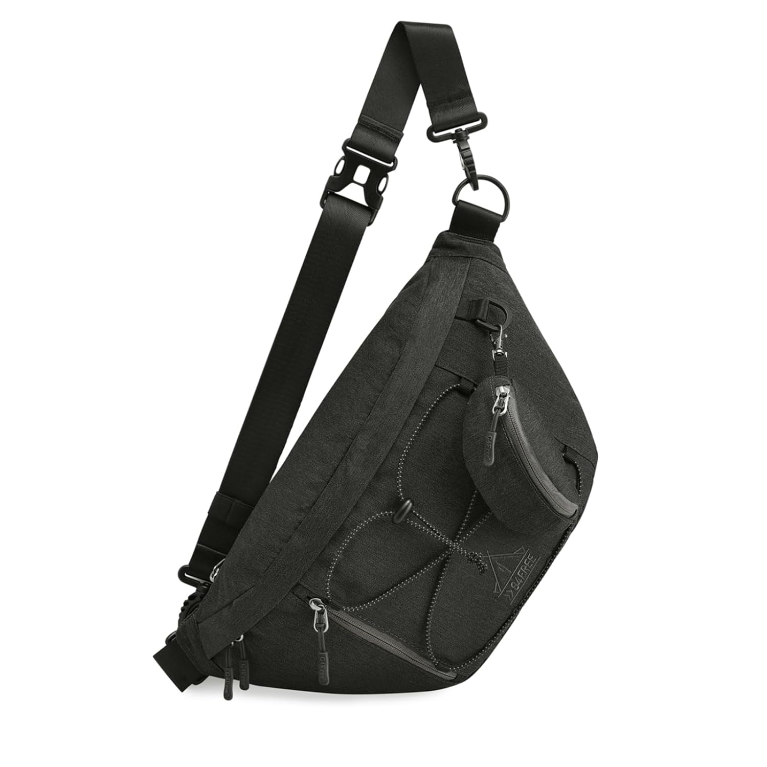 G4Free Sling Bag RFID Blocking Large Sling Backpack for Men Women Crossbody Chest Bag