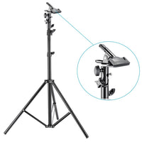 Neewer 6 feet/190 Centimeters Photo Studio Photography Light Stand with Heavy-Duty Metal Clamp Holder for Reflectors