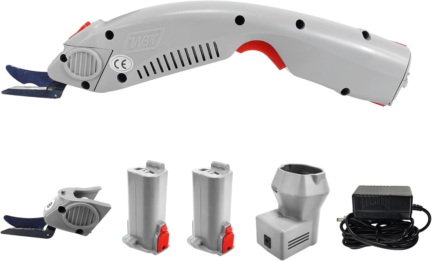 WBT-1 Electric Scissors for Cutting Fabric Cordless – Front View