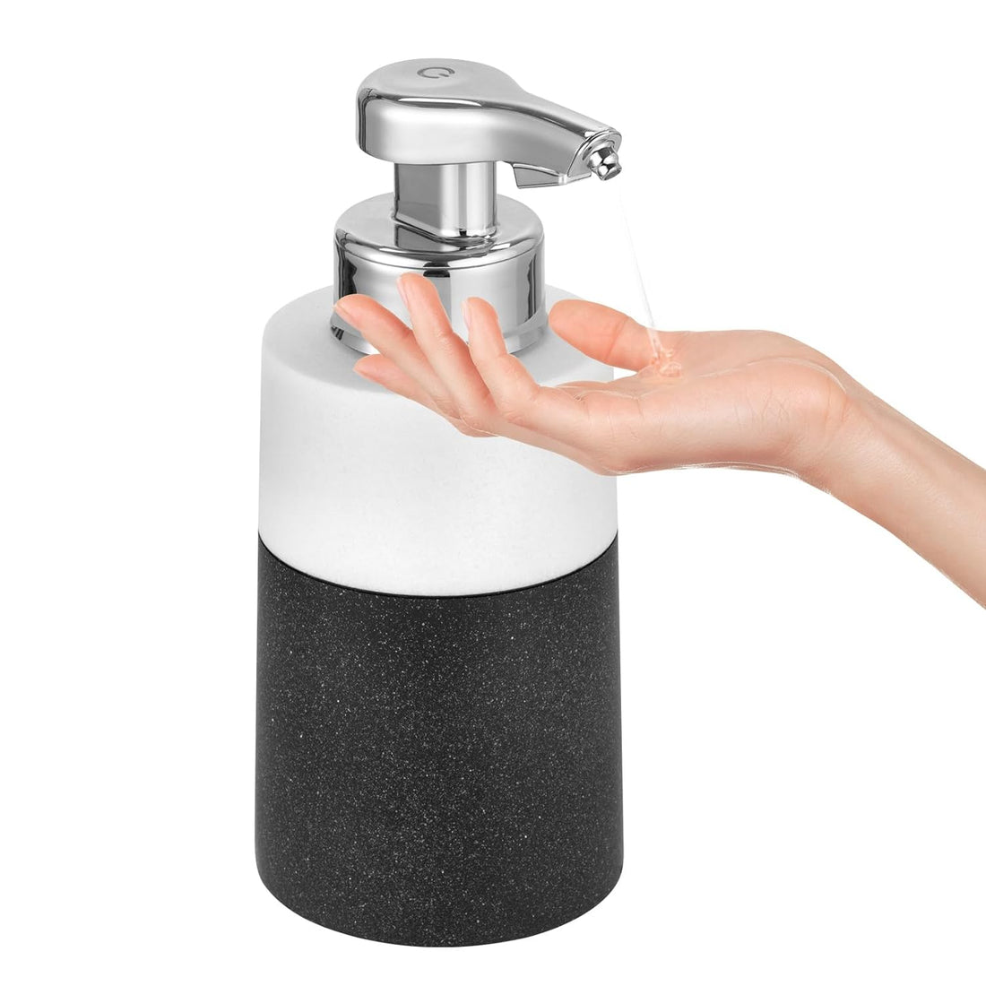 Automatic Soap Dispenser Touchless: 10oz Liquid Soap Dispenser, Hand Free Soap Dispenser Rechargeable Soap Dispenser, for Bathroom, Kitchen, Hotel