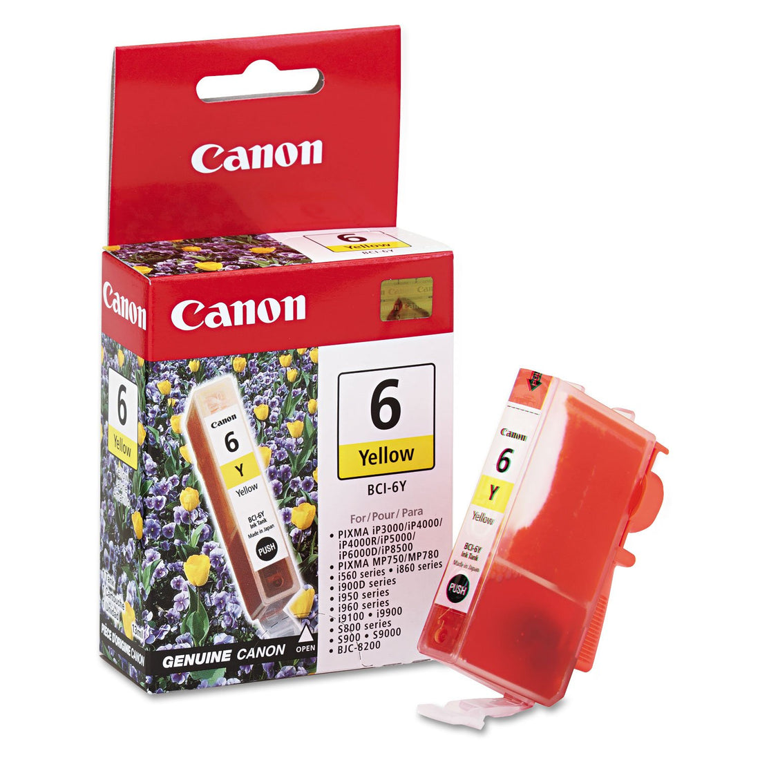 Canon BCI-6Y 4708A003 (BCI6Y) Yellow OEM Genuine Inkjet/Ink Cartridge - Retail