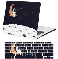 Laptop Case Compatible with MacBook Air 13 Inch Case 2020 2019 2018 Release Model A2337 A2179 A1932 with Retina Display & Touch ID, Plastic Hard Shell Cover & Keyboard Cover Skin, Astronaut