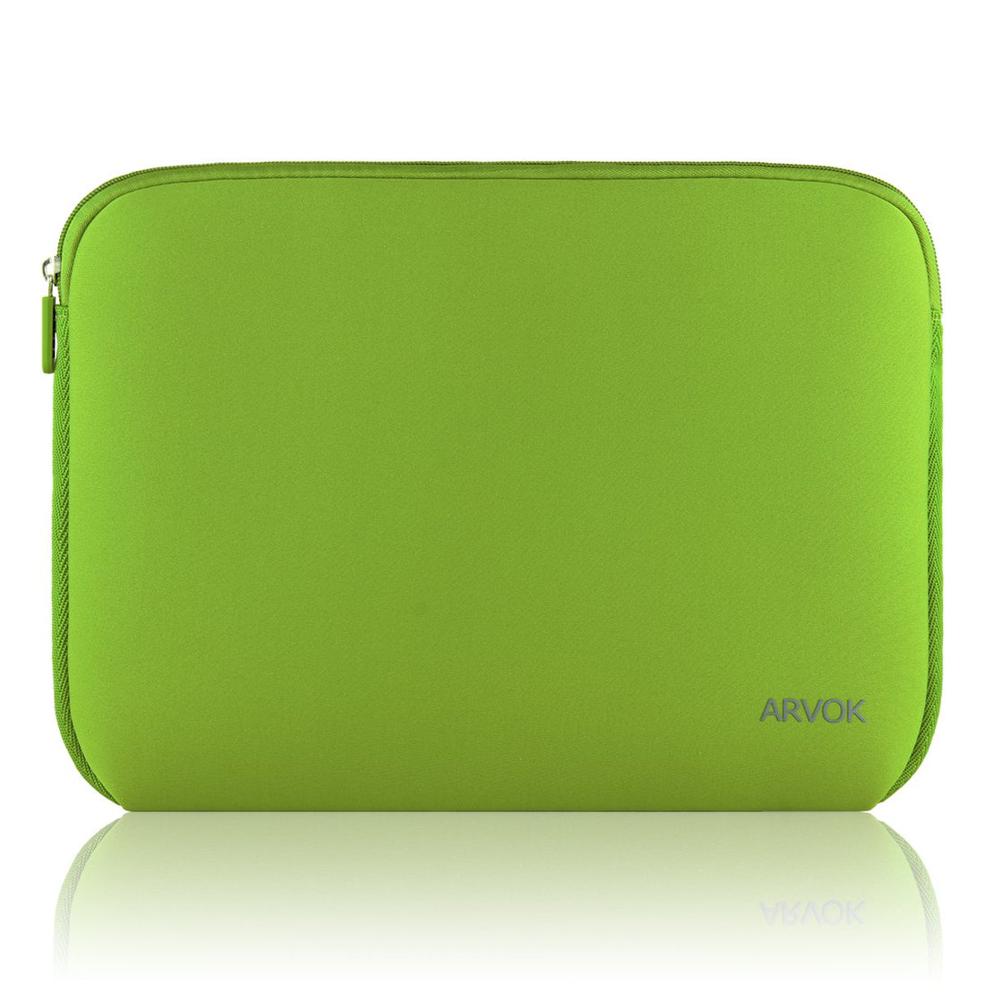 Arvok 13-14 Inch Laptop Sleeve Multi-Color & Size Choices Case/Water-Resistant Neoprene Notebook Computer Tablet Carrying Bag Cover, Bamboo Green