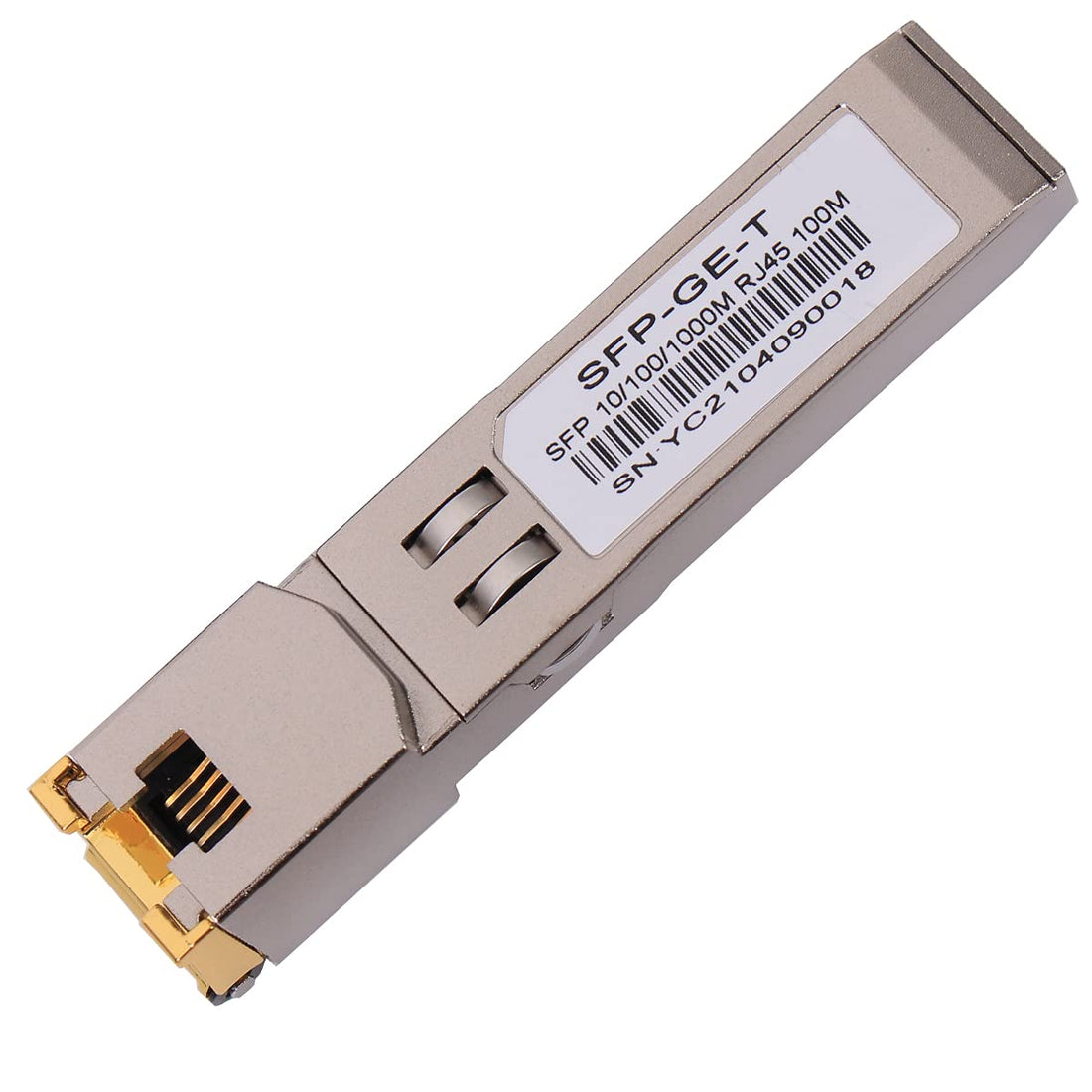 1000BASE-T Gigabit SFP to RJ45 Copper Ethernet Modular Transceiver for Cisco,Meraki,Ubiquiti,D/TP Link,Supermicro,Netgear,Broadcom, 1.25G SFP-T CAT5E/CAT6 up to 100m Mikrotik S-RJ01