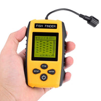 Fish Finder, Easy Hang Easy Use Find Out Depth Portable Fishfinder for Fishing Accessory