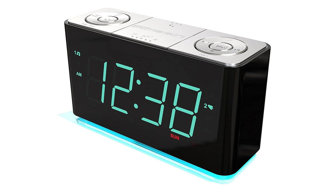 SmartSet Alarm Clock Black Slv