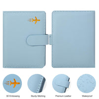 Passport Holder Passport Wallets, Blue, Fashion Classics