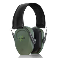 Osldims Shooting Ear Protection Earmuffs, NRR 34dB Special Designed Slim Ear Muffs Lighter Weight & Maximum Hearing Protection (Green)