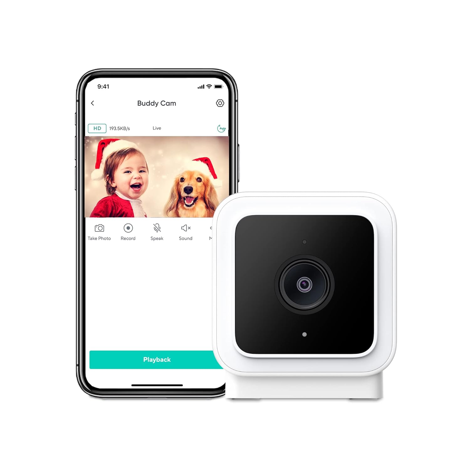 WYZE Cam v3 Indoor/Outdoor Smart Security Camera, 1080p Plug-in Camera, Color Night Vision, Motion Detection for Pet Baby Monitor, 32GB Micro SD Card Storage, Compatible with Alexa