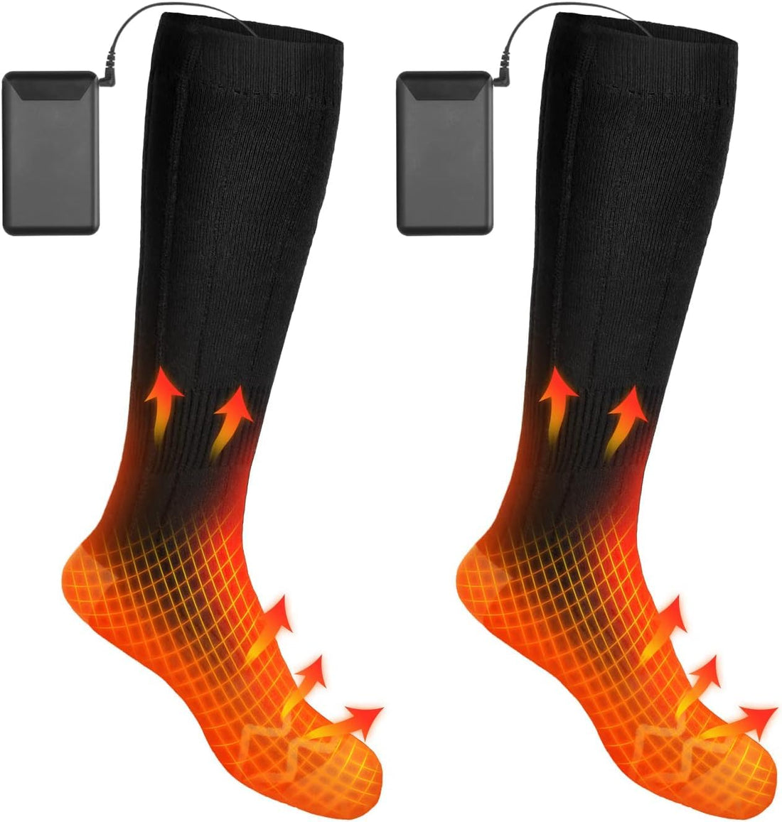 Heated Socks for Men Women Warm Winter Thermal Thick Socks Washable Electric Heating Socks