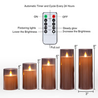 Homemory Flameless Candles Set of 5