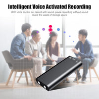 Yoidesu Portable Mini Digital Voice Recorder (for Readings and Conferences) 8 Hours Continuous Voice Activated Recording Device with 192 Kbit Adpcm Recording (English Language Not Guaranteed)