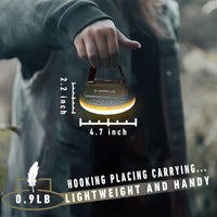 LED Camping Lantern, Stepless Dimming Up to 1300LM, 8400mAh Long Life Battery, Reverse Charging, Tent Lights, IPX5 Camping Light Flashlight for Emergency Light