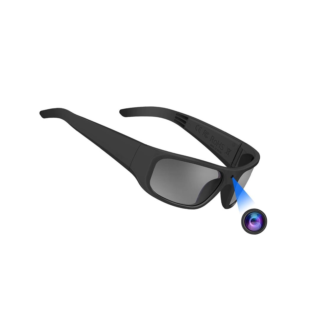 OhO sunshine OhO 32G Camera Glasses,Super Slim 1080P Smart Glasses with UV400 Sunglasses Lens for Outdoor Sport