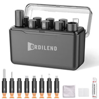 iPhone Cleaning Kit for Charging Port Cleaner, Multi-Tool iPhone Cleaner Repair Lightning Cables, Phone Cleaning Kit for iPhone,iPad,Connectors,Speaker, Airpod Cleaner Kit with a Storage Case(Black)