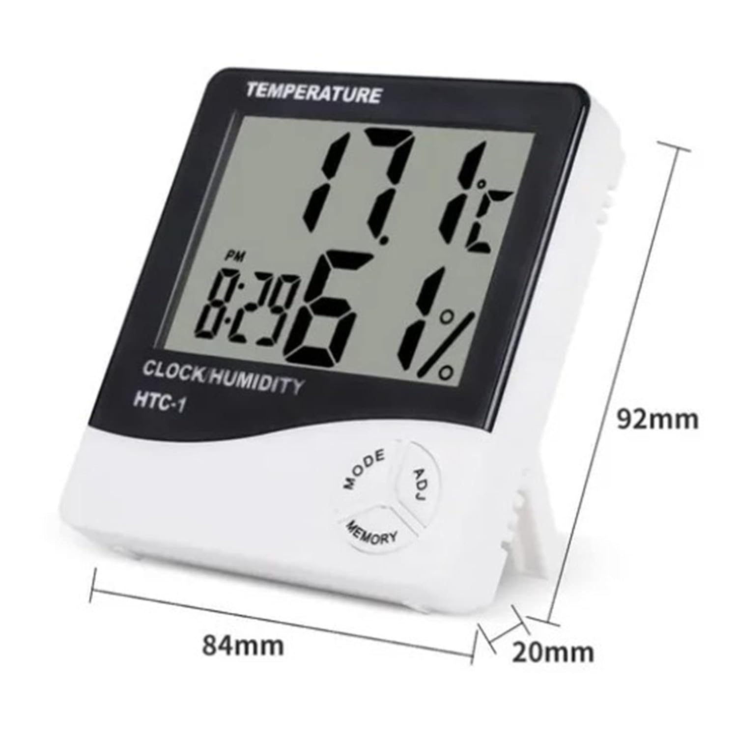 Mini Small Digital Hygrometer Thermometer Indoor, Accurate Humidity Meter Temperature Sensor for Home, Bedroom, Baby Room, Office, Greenhouse, Cellar