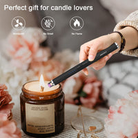 ARECTECH Lighter Rechargeable Lighter Electric Lighter Candle Lighter Arc Plasma Lighters for Candle Kitchen Camping Black