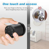 Smart Fingerprint Door Lock, 5-in-1 Keyless Entry Door Lock with Touchscreen Keypad, Smart Electronic Keypad Door Knob for Airbnb Home Hotel Office Apartment